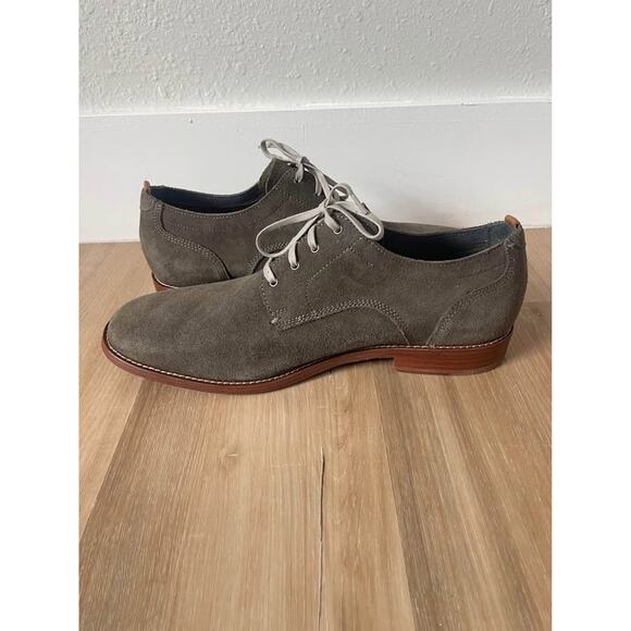 Men’s Cole Haan Grand.360 Oxford Grey Suede Dress Shoe Size 13 - Picture 5 of 9